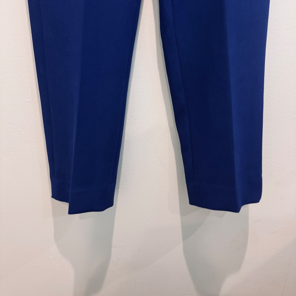 J.Crew Blue Kate Straight Leg Trouser Pants Vibrant Workwear | Size 6 - Picture 5 of 9